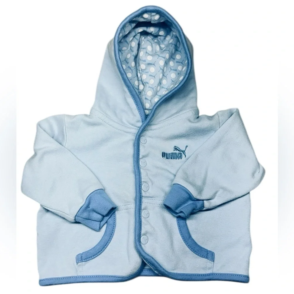 PUMA 🍼 Baby Boys 4-Piece Set – Size 0-3 Months 💙 - Picture 3 of 11